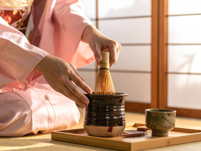 抹茶を点てる所作と日本文化