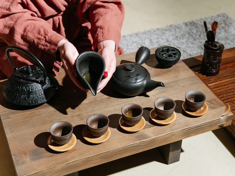 番茶を選ぶ