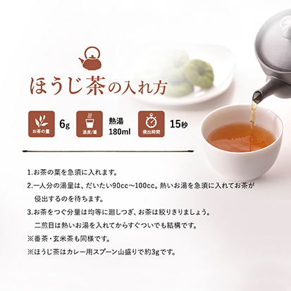 ほうじ茶の入れ方